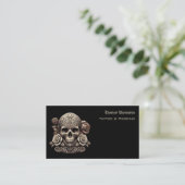 Carte De Visite Code QR d'artiste de tatouage  (Debout devant)