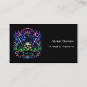 Carte De Visite Code QR d'artiste tatoueur  (Devant)