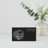 Carte De Visite Code QR d'artiste tatoueur (Debout devant)