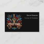 Carte De Visite Code QR d'artiste tatoueur  (Devant)