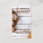Carte De Visite Code QR de Boulangerie Locale Rustique Maison (Devant)
