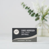 Carte De Visite Code QR de cloison sèche (Debout devant)