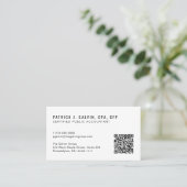 Carte De Visite Code QR de comptable CPA (Debout devant)