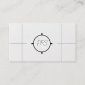 Carte De Visite Code QR de concepteur graphique moderne minimal (Devant)