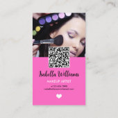 Carte De Visite Code QR de connexion Instagram (Dos)