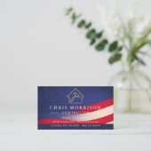 Carte De Visite Code QR de construction de bâtiment en bois patrio (Debout devant)