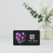 Carte De Visite Code QR de coordinateur d'événement (Debout devant)