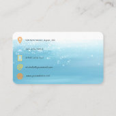 Carte De Visite Code QR de coordinateur d'événement (Dos)
