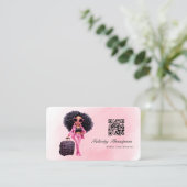 Carte De Visite Code QR de coordinateur d'événement (Debout devant)