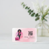 Carte De Visite Code QR de coordinateur d'événement (Debout devant)
