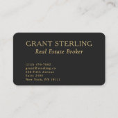 Carte De Visite Code QR de courtier immobilier professionnel (Devant)