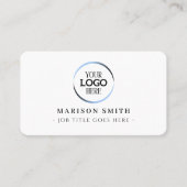 Carte De Visite Code QR de critiques d'entreprise (Devant)