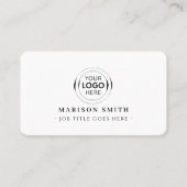 Carte De Visite Code QR de critiques d'entreprise (Devant)
