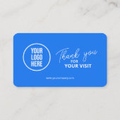 Carte De Visite Code QR de critiques Facebook Lien de critique d'e (Dos)