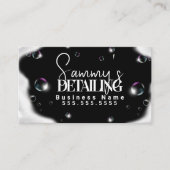 Carte De Visite Code QR de détail de véhicule  (Devant)