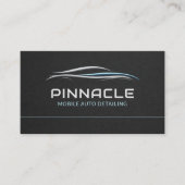 Carte De Visite Code QR de detailing automobile mobile professionn (Devant)