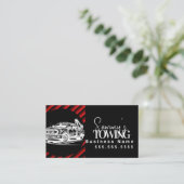 Carte De Visite Code QR de detailing de véhicule (Debout devant)