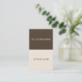 Carte De Visite Code Qr de Fabricant de Chocolat Artisanal Minimal (Debout devant)