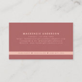 Carte De Visite Code QR de fabrication de bougies élégantes modern (Dos)