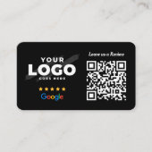 Carte De Visite Code QR de Google Avis Lien d'avis d'entreprise 5  (Devant)