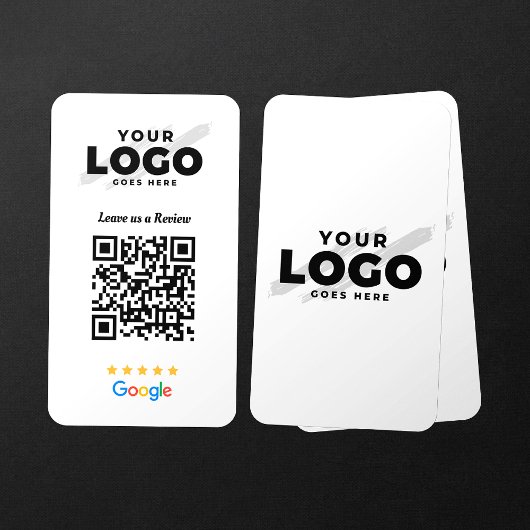 Carte De Visite Code QR de Google Avis Lien de révision d'entrepri
