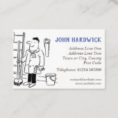 Carte De Visite Code QR de Handyman et d'entretien des propriétés (Dos)