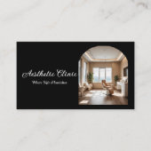 Carte De Visite Code QR de la clinique d'esthétique Minimal Arch n (Devant)