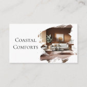 Carte De Visite Code QR de la maison d'hôtes de location de vacanc (Devant)