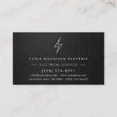 Carte De Visite Code QR de la société électrique professionnel (Devant)