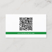 Carte De Visite Code QR de l'agent de patrouille frontalière de la (Dos)