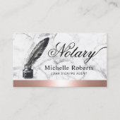 Carte De Visite Code QR de l'agent de signature de prêt notaire Ro (Devant)