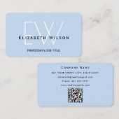 Carte De Visite Code QR de l'agent immobilier boho élégant moderne (Devant / Derrière)