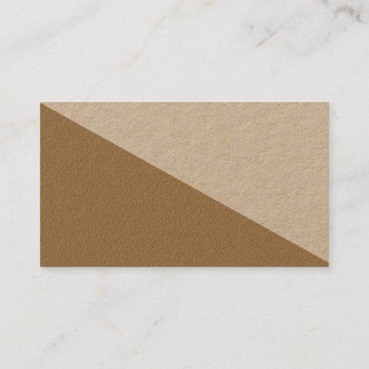 Carte De Visite Code QR de l'artisanat moderne Brown (Dos)