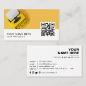 Carte De Visite Code QR de l'auteur (Devant / Derrière)