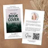 Carte De Visite Code QR de l'auteur de la version du livre