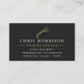 Carte De Visite Code QR de lavage sous pression professionnel  (Devant)