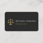 Carte De Visite Code QR de l'avocat Échelles de Justice Profession (Devant)