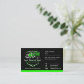 Carte De Visite Code QR de l'entreprise de camionnage professionne (Debout devant)