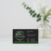 Carte De Visite Code QR de l'entreprise de camionnage professionne (Debout devant)