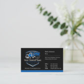 Carte De Visite Code QR de l'entreprise de camionnage professionne (Debout devant)