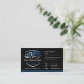 Carte De Visite Code QR de l'entreprise de camionnage professionne (Debout devant)