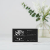 Carte De Visite Code QR de l'entreprise de camionnage professionne (Debout devant)