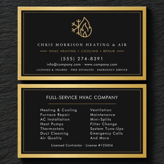 Carte De Visite Code QR de l'entreprise de CVC