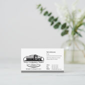 Carte De Visite Code QR de l'entreprise de transport professionnel (Debout devant)