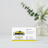 Carte De Visite Code QR de l'entreprise de transport professionnel (Debout devant)