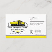 Carte De Visite Code QR de l'entreprise de transport professionnel (Devant)