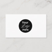 Carte De Visite Code QR de l'entreprise professionnelle minimalist (Devant)