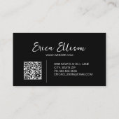 Carte De Visite Code QR de l'entreprise professionnelle moderne Ph (Dos)