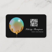 Carte De Visite Code QR de l'industrie de l'événement Ballons Arc- (Devant)