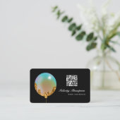 Carte De Visite Code QR de l'industrie de l'événement Ballons Arc- (Debout devant)